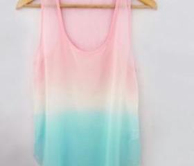 Tie Dye Tank Top For Summer