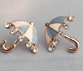 Studded Umbrella Earring